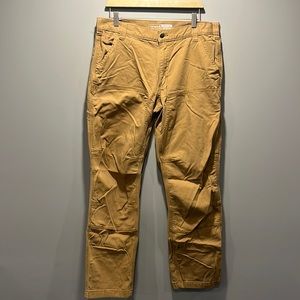 Men’s Tan Size 35x32 Double Knew Carhartt Pants